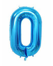 Foil Balloon - Numerals - 0 to 9, Blue
